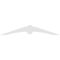 Ekena Millwork Archdale Architectural Grade PVC Gable Bracket, 48"W x 8"H x 2"D x 4"F, 4/12 Pitch GBP048X08X0204ARC00 - alternate 2